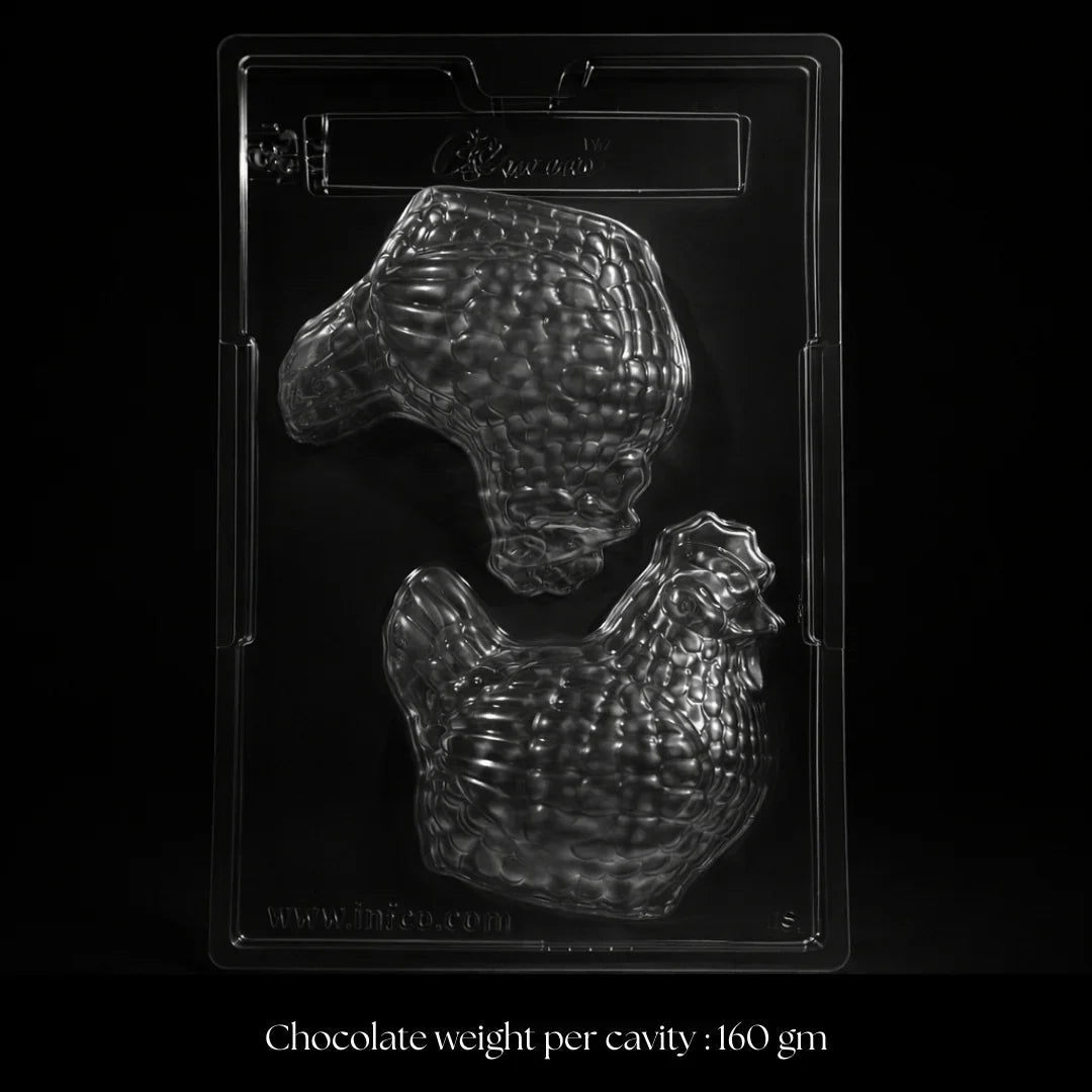 Mould_113_Chicken_Chocolate_Mould_2_Cavity_Pack_of_1_1 - Bakeyy.com