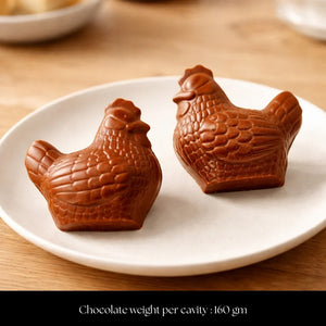 Mould_113_Chicken_Chocolate_Mould_2_Cavity_Pack_of_1_3 - Bakeyy.com