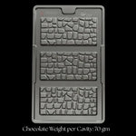 Mould_496-Cracked_Stone_Bar_Chocolate_Mould_Tray_3_Cavity_Party_Favor_Mould_Pack_of_1 - Bakeyy.com