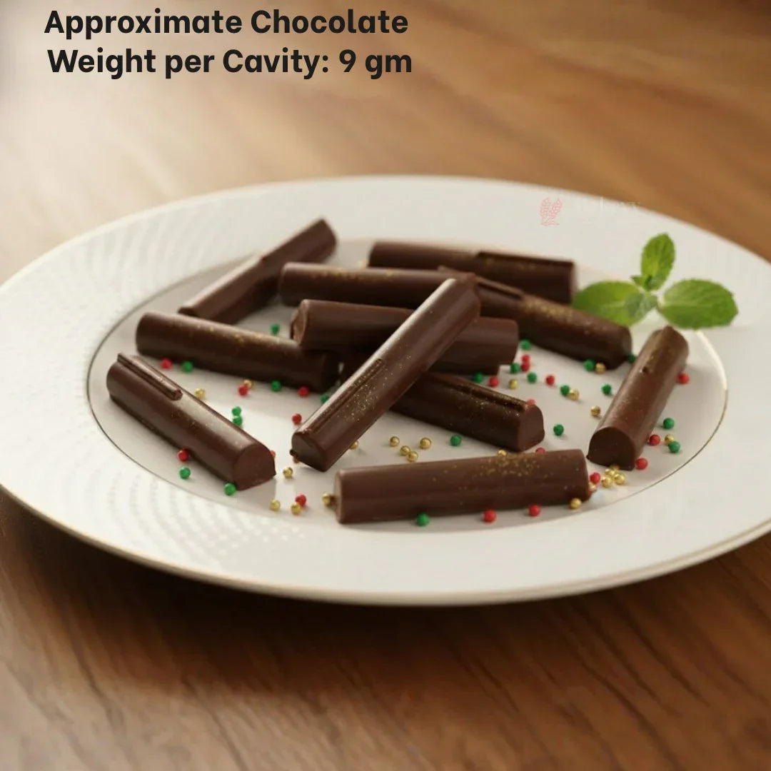 Mould_516-_Cacao_Pen_Shape_Design_Mould_Baking_Accessories_Plastic_Chocolate_Mould_Party_Favor_Mould_Pack_of_1_1 - Bakeyy.com
