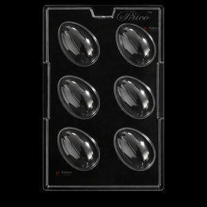 Mould_687_Smooth_Easter_Egg_Chocolate_Mould_Tray - Bakeyy.com