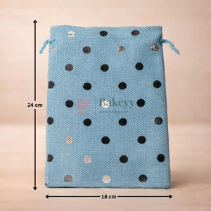 Natural_Jute_With_Silver_Dots_Premium_Colour_Jute_Potli_Bags_Pack_Of_10_10 - Bakeyy.com