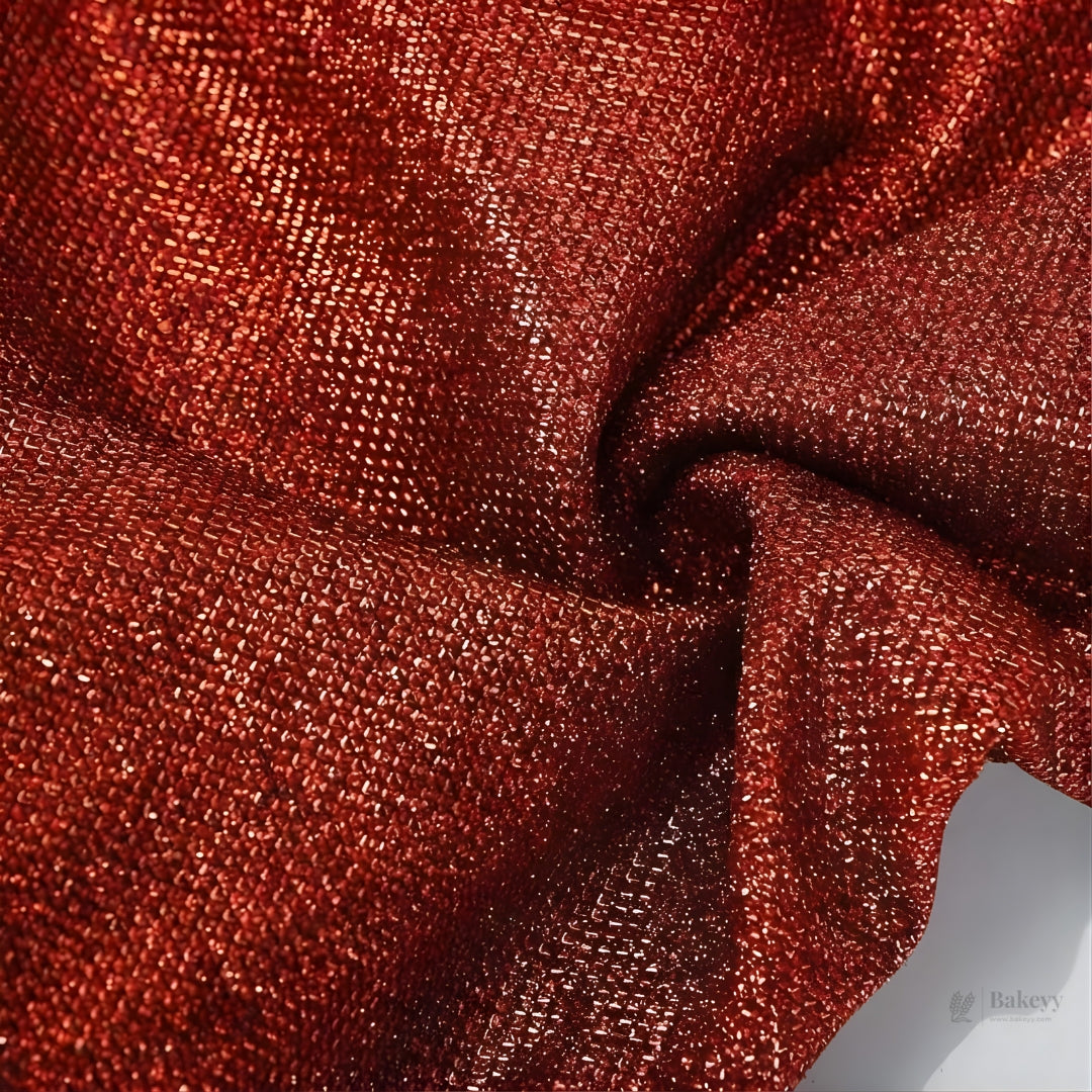 Glitter Net Fabric Roll | Premium Glitter Net Fabric | Multipurpose Craft & Décor Material