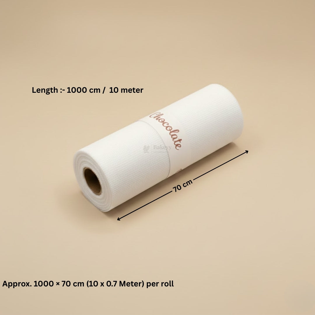 White Fabric Roll | Premium Net Fabric | Multipurpose Craft & Décor Material