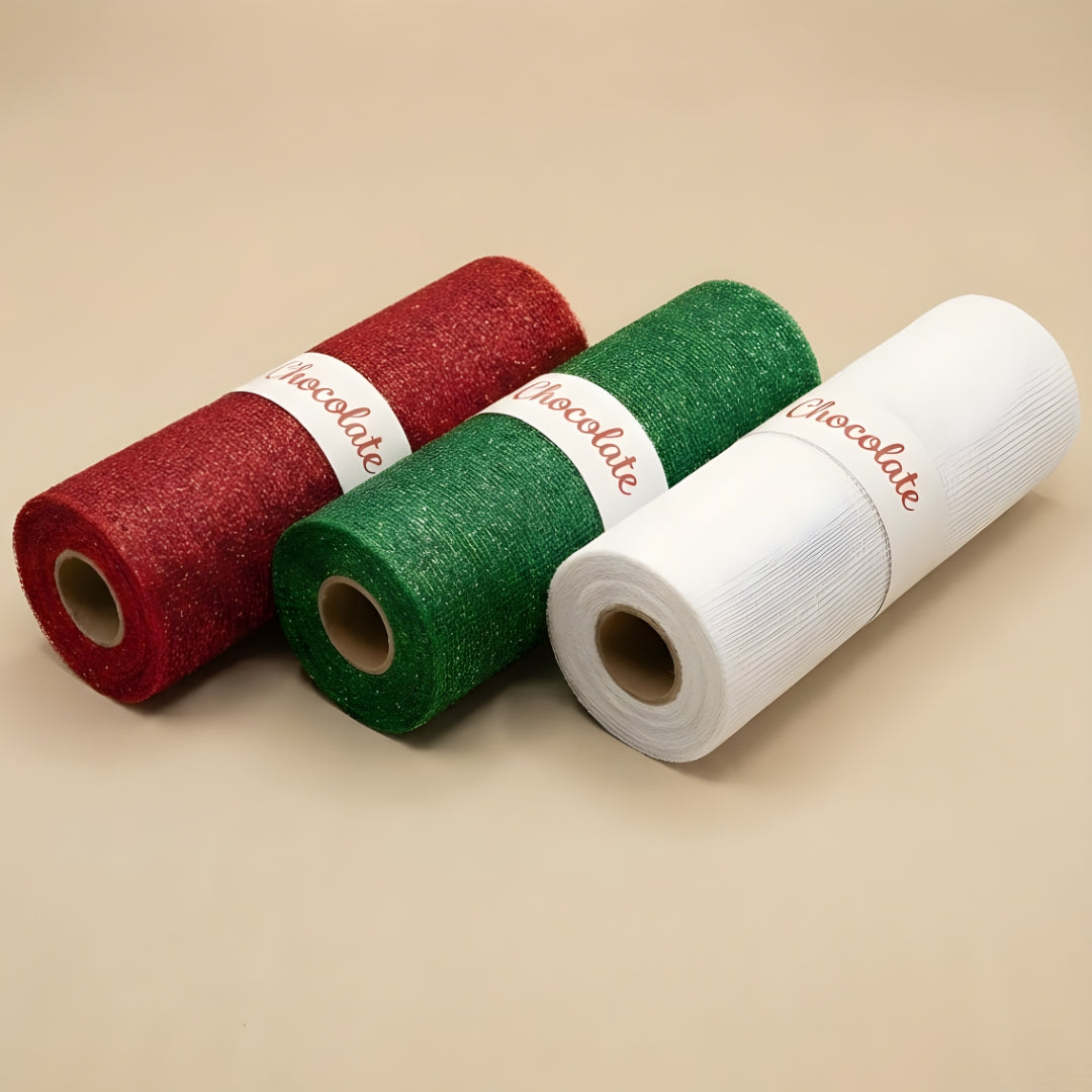 Glitter Net Fabric Roll | Premium Glitter Net Fabric | Multipurpose Craft & Décor Material