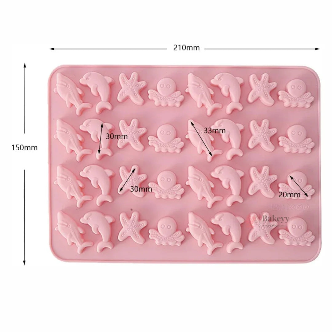 Ocean Theme Silicone Chocolate Mould