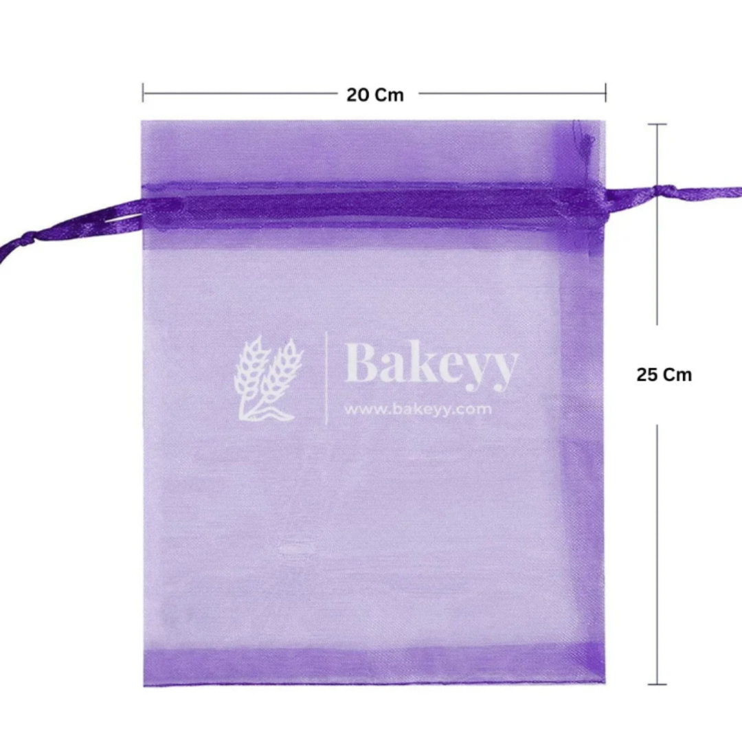 Organza Potli Bag - Bakeyy.com - India - Organza Potli Bag - Light Pink / 7x9Cm-Pack of 99