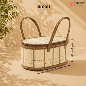 Oval_Wooden_Gift_Basket_Yellow_Beige_Color_Woven_Basket_with_Rigid_Handle_3_Sizes_Available_Pack_of_1_Copy_10 - Bakeyy.com IN