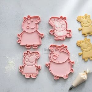 PigThemeCookieCutter_EmbosserSet6Piece - Bakeyy.com
