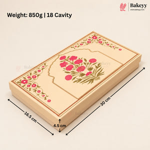 Pink Floral Printed Sweet & Chocolate Gift Box | With & Without Cavity | Multiple Capacities