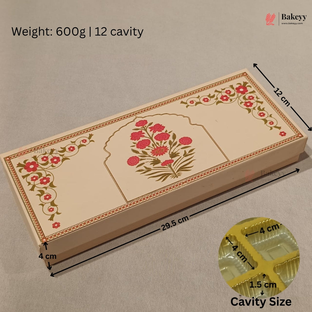 Pink Floral Printed Sweet & Chocolate Gift Box | With & Without Cavity | Multiple Capacities
