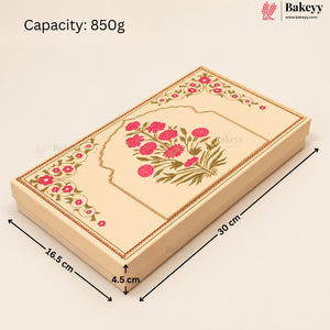 Pink Floral Printed Sweet Gift Box | Multiple Capacities | Pack of 4