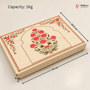 Pink Floral Printed Sweet Gift Box | Multiple Capacities | Pack of 4