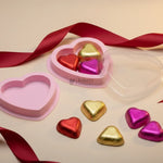 Pink Heart Shape Chocolate Box with Transparent Lid | Gift Box for Chocolates & Gifting | Pack of 25 - Bakeyy.com - India - Pink Heart Shape Chocolate Box with Transparent Lid | Gift Box for Chocolates & Gifting | Pack of 25 - Default Title 250.00
