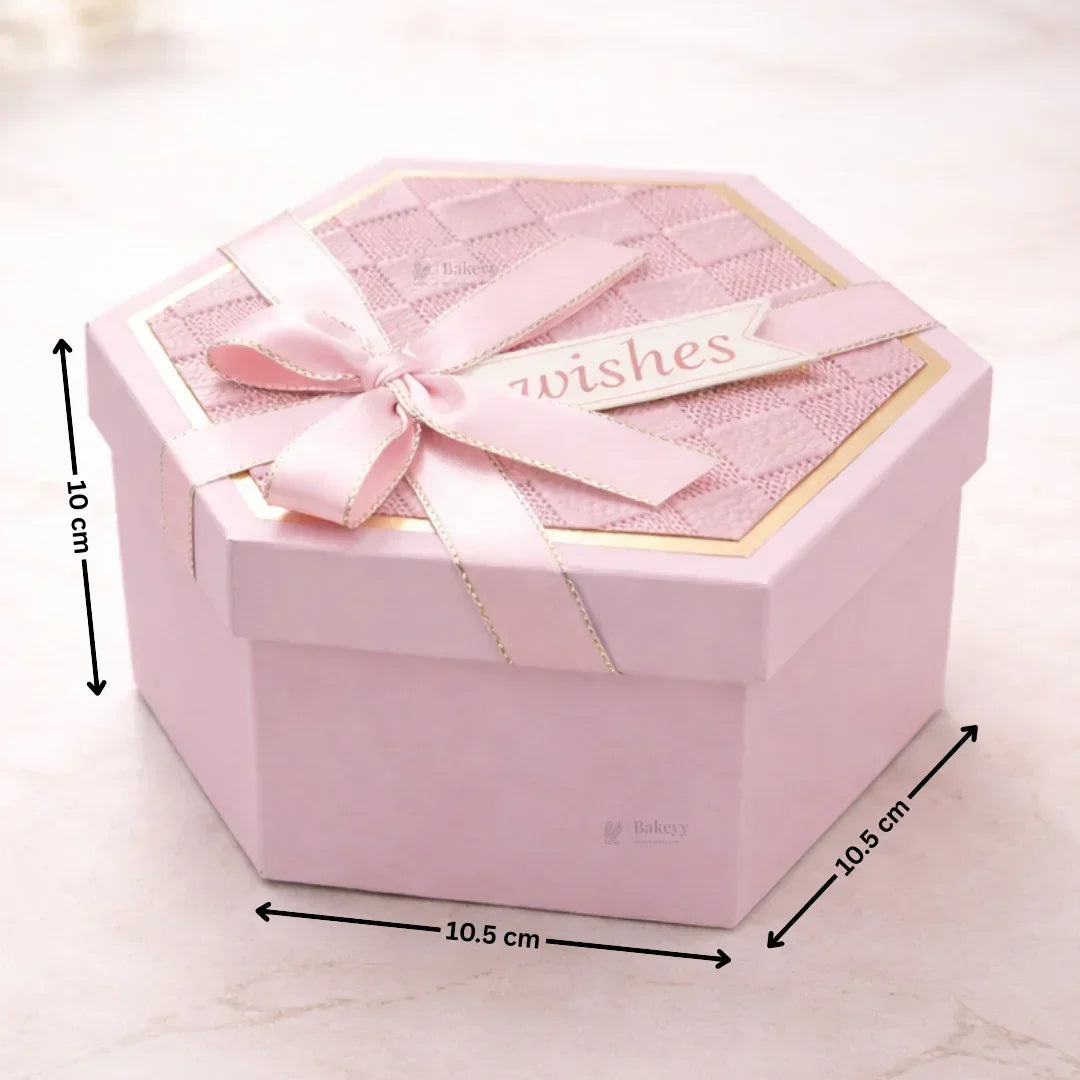 Pink_Hexagon_Gift_Box_with_Ribbon7 - Bakeyy.com