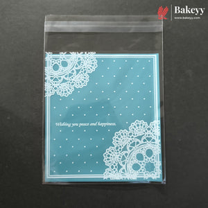 11x10cm | Printed Self-Seal Cookie Pouch | Multiple Designs | Pack of 100