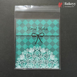 11x10cm | Printed Self-Seal Cookie Pouch | Multiple Designs | Pack of 100