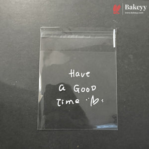 10x10cm | Printed Self-Seal Cookie Pouch | Multiple Designs | Pack of 100