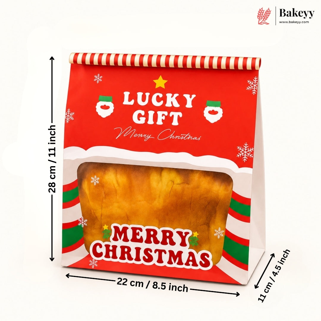 Christmas Print Bread Pouches | Pack of 50