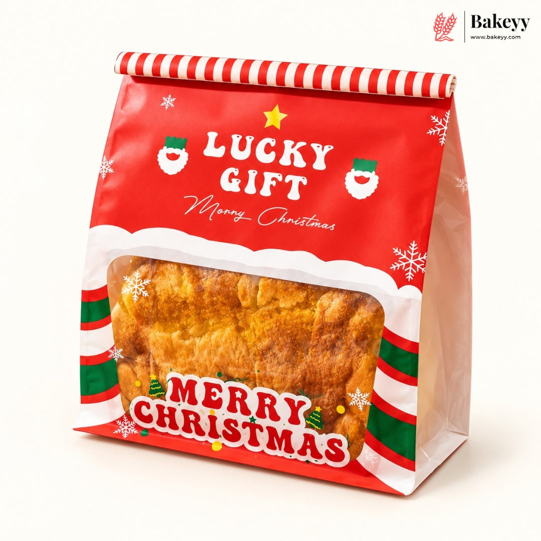 Christmas Print Bread Pouches | Pack of 50