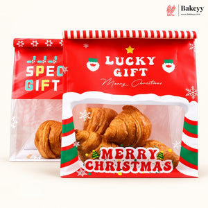 Christmas Print Bread Pouches | Pack of 50
