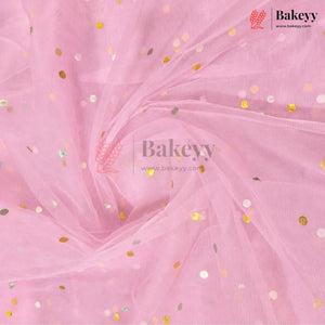 Polka Dot Net Fabric for Gift & Hamper Decoration | 10 & 40 Meter Lengths | Pack o