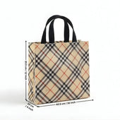 PremiumCheckeredLaminatedCarryBags_1 - Bakeyy.com