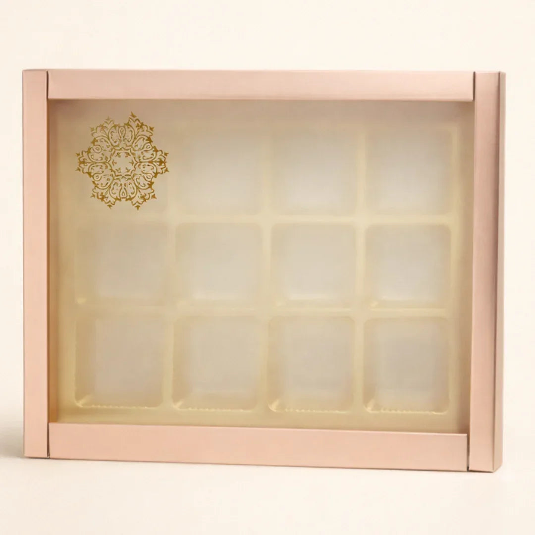 PremiumChocolateBoxwithGold9CavityTraySlidingSleeveGiftBoxPackof10_3 - Bakeyy.com