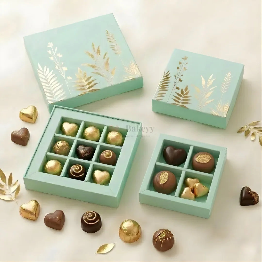 PremiumChocolateGiftBoxwithDecorativeLidandCavityTray - Bakeyy.com