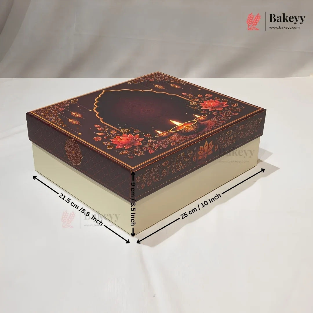 Premium Festive Gift Hamper Box with Chocolate Cavity & Jar | Pack of 1