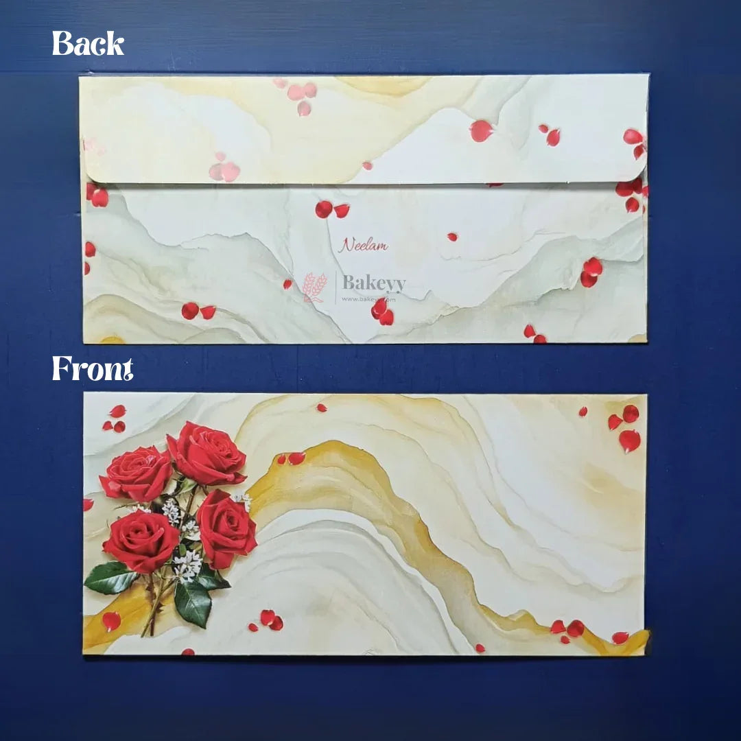 Premium Floral Money Envelopes for Wedding & Gifting | Luxury Shagun Cash Covers | Pack of 25 - Bakeyy.com - India - Premium Floral Money Envelopes for Wedding & Gifting | Luxury Shagun Cash Covers | Pack of 25 - Design 5 100.00