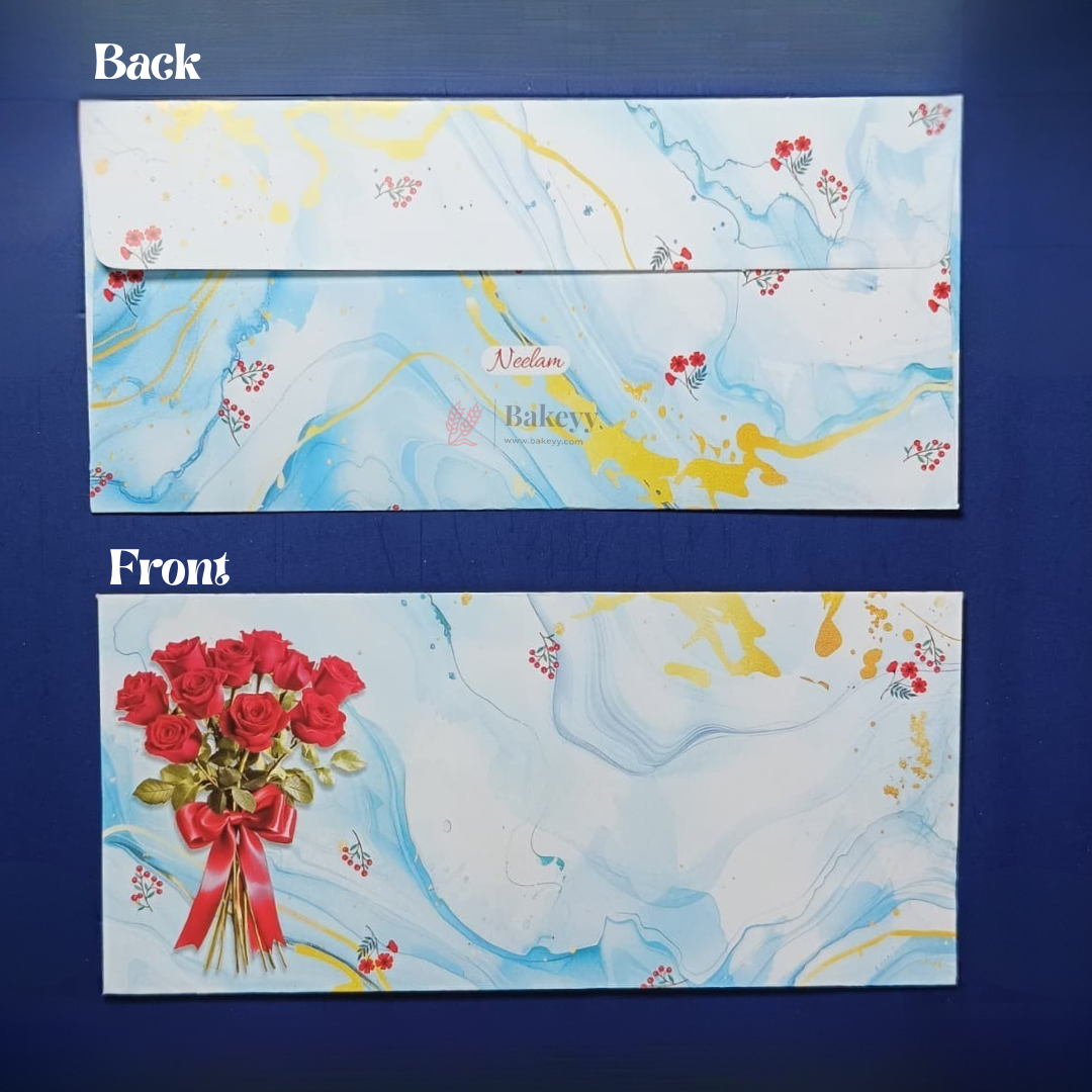 Premium Floral Money Envelopes for Wedding & Gifting | Luxury Shagun Cash Covers | Pack of 25