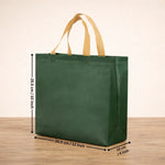 PremiumMatteGreenCarryBagwithKraftHandles_8 - Bakeyy.com