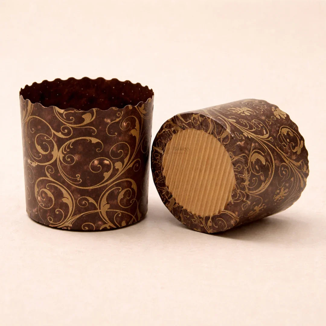 Premium Paper Bake N Serve Cups | Printed Disposable Baking Moulds | Pack of