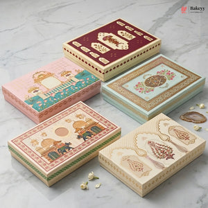 Premium Printed Dry Fruit & Sweets Gift Box | 2 Capacities