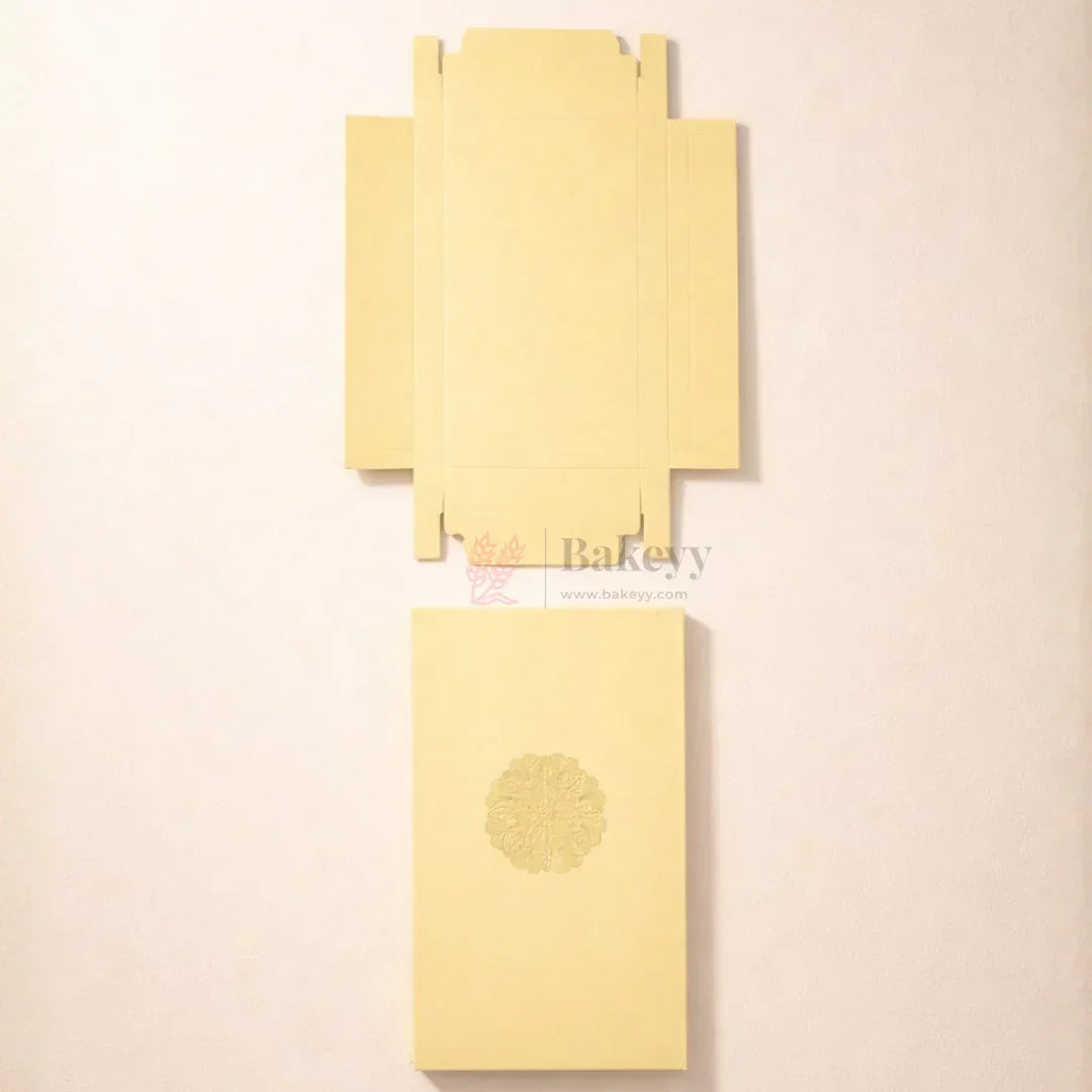 Premium Chocolate Box with Gold Foil Design | Pack of 10 - Bakeyy.com - India - Premium Chocolate Box with Gold Foil Design | Pack of 10 - Green / 9 Cavity 450.00