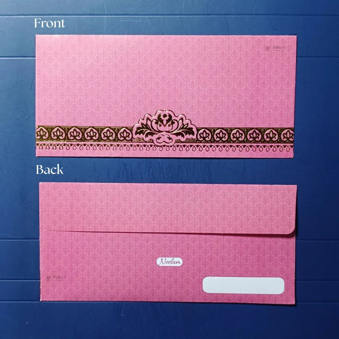 Premium Shagun Money Envelopes with Gold Foil Detailing | Festive Gift Envelopes | Multiple Designs Available | Pack of 25 - Bakeyy.com - India - Premium Shagun Money Envelopes with Gold Foil Detailing | Festive Gift Envelopes | Multiple Designs Available | Pack of 25 - Design 4 110.00