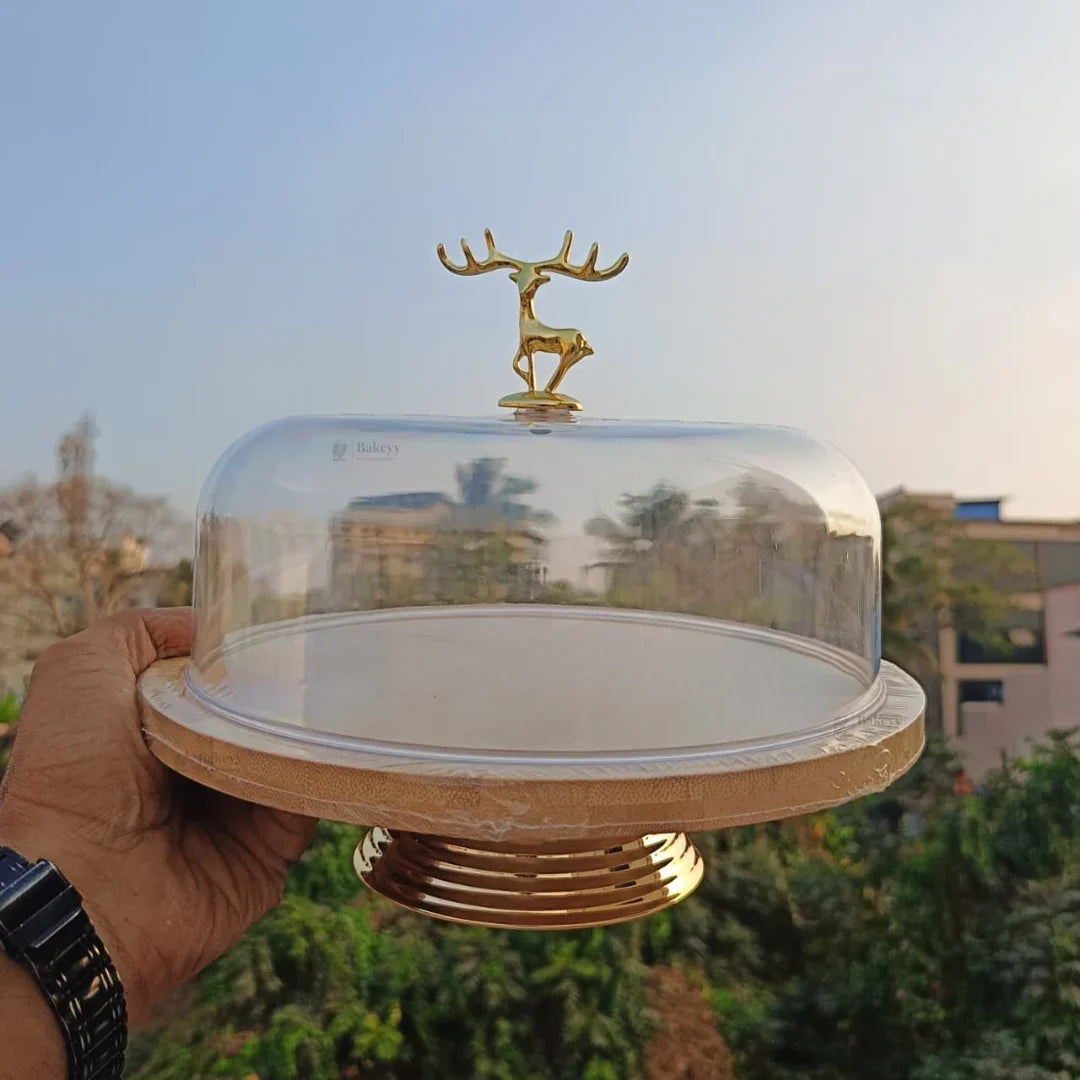 Premium_Acrylic_Cake_Dome_with_Wooden_Base_20 - Bakeyy.com