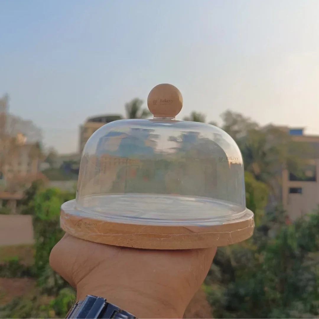 Premium_Acrylic_Cake_Dome_with_Wooden_Base_21 - Bakeyy.com