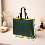 Premium_Matte_Green_with_Gold_Border_Carry_Bag_11 - Bakeyy.com