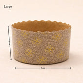 Premium Paper Bake N Serve Mould | Floral Printed Disposable Baking Moulds | Pack of 50