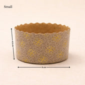 Premium Paper Bake N Serve Mould | Floral Printed Disposable Baking Moulds | Pack of 50