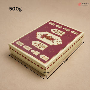 Premium Printed Dry Fruit & Sweets Gift Box | 2 Capacities