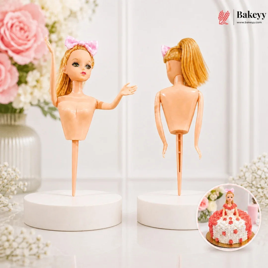 Princess_Doll_Cake_Topper_Pick_Doll_Face_Cake_Decoration_with_Bow_Assorted_Design_5 - Bakeyy.com IN