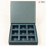 Printed Chocolate Box with Cavity Insert | 2 Designs | Pack of 1