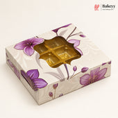 Printed Chocolate Cavity Box with Transparent Window | Pack of 25