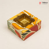 Printed Chocolate Cavity Box with Transparent Window | Pack of 25