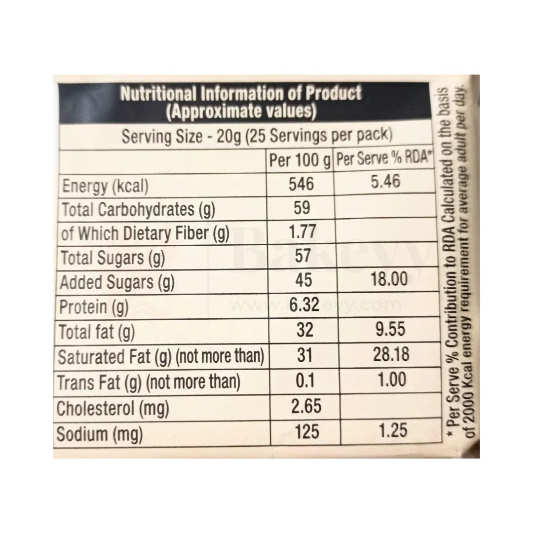 Morde Milk Compound Chocolate Bar | 500g