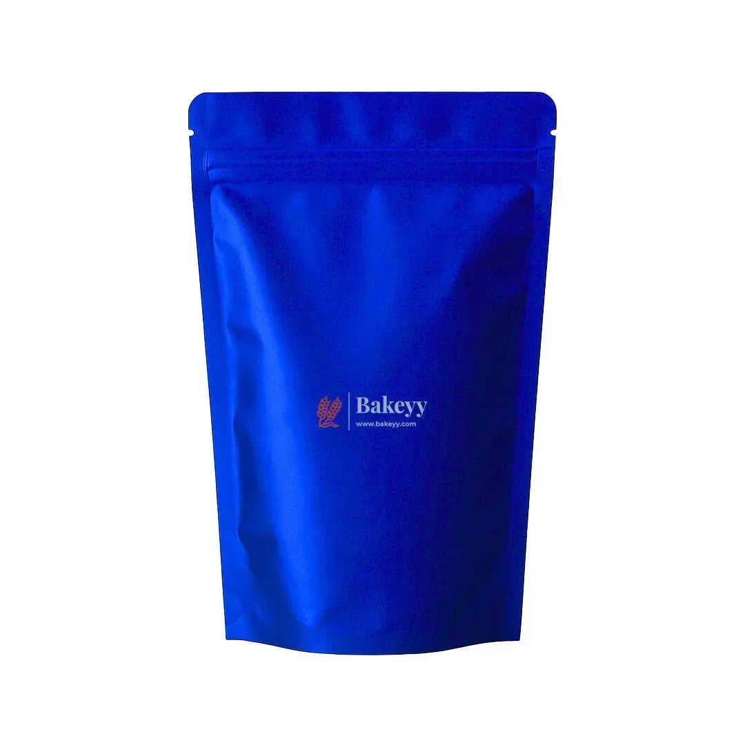 Royal Blue Colour With Window | 10x17 CM | Standing Pouch | 110 GSM | Pack of 100