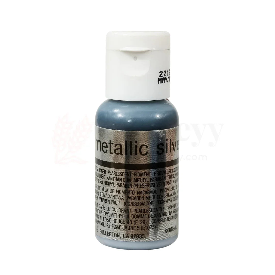 Chefmaster Metallic Silver Airbrush Food Colour - 19g